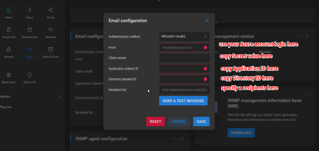Configuring SMTP (email notifications) for Office 365 – Studio Network ...
